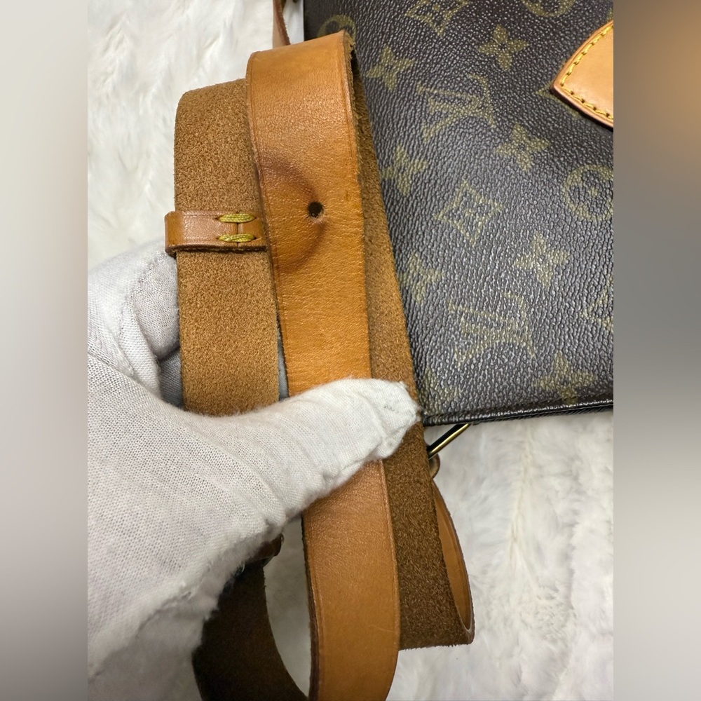 Louis Vuitton Monogram Crossbody Bag in Brown and Gold - Picture 12 of 12